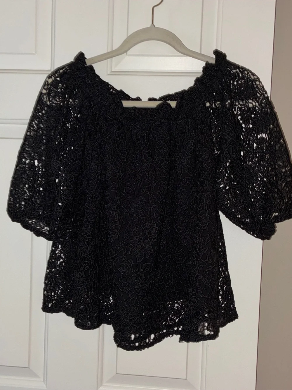 Anthropologie black lace